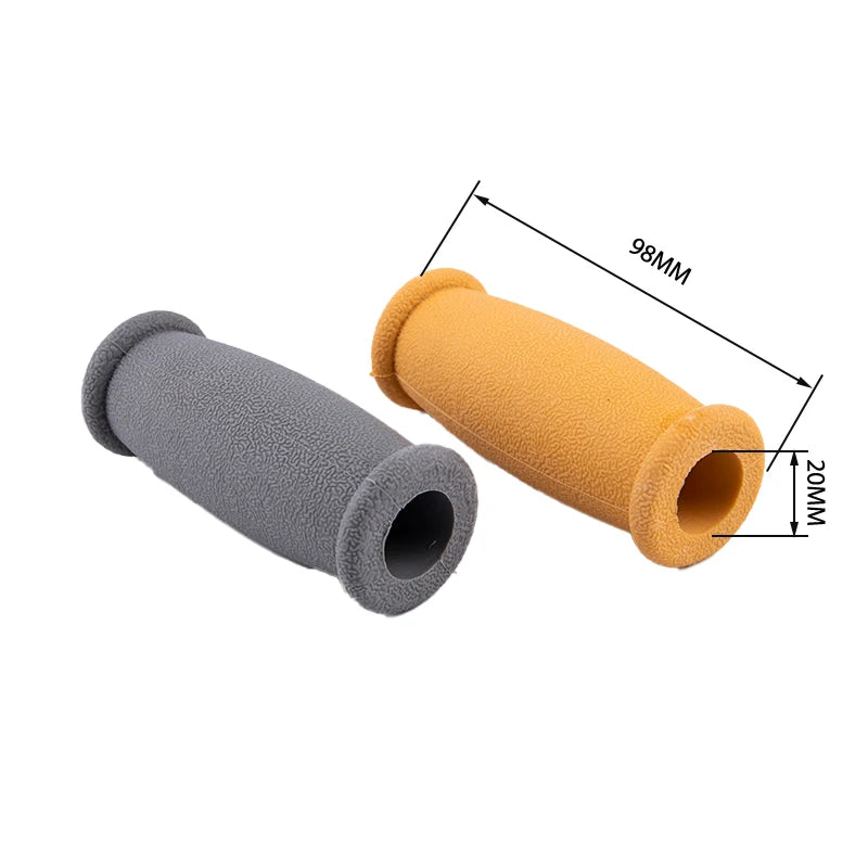 Soft Rubber Crutch Walker Hand Grips Non-slip Cushioned Handles Qme
