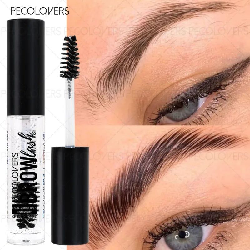 Transparent Eyebrow Gel Black Cap Shaping Waterproof Suitable Qme