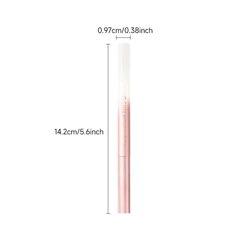 Dual-ended Eye Contour Under-eye Highlighter Pen Matte Shimmer Qme