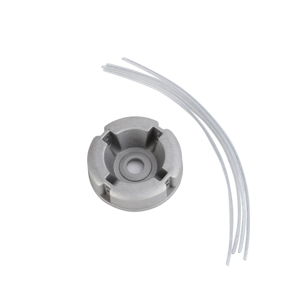 Aluminum Trimmer Head 5 Through Hole Fit String Replacement Wire Rope Qme A