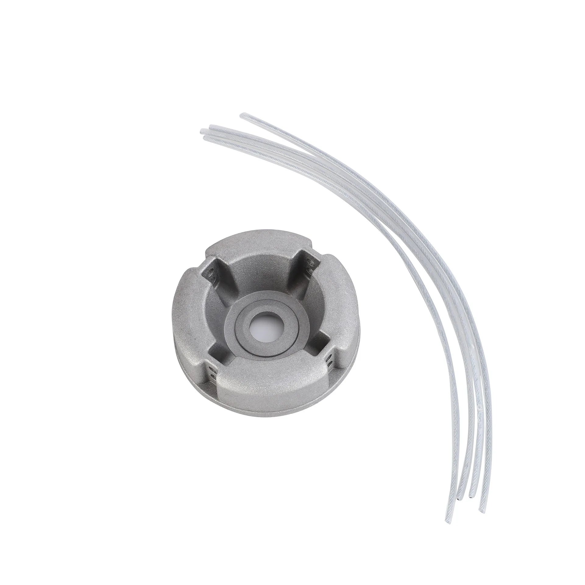 Aluminum Trimmer Head 5 Through Hole Fit String Replacement Wire Rope Qme A
