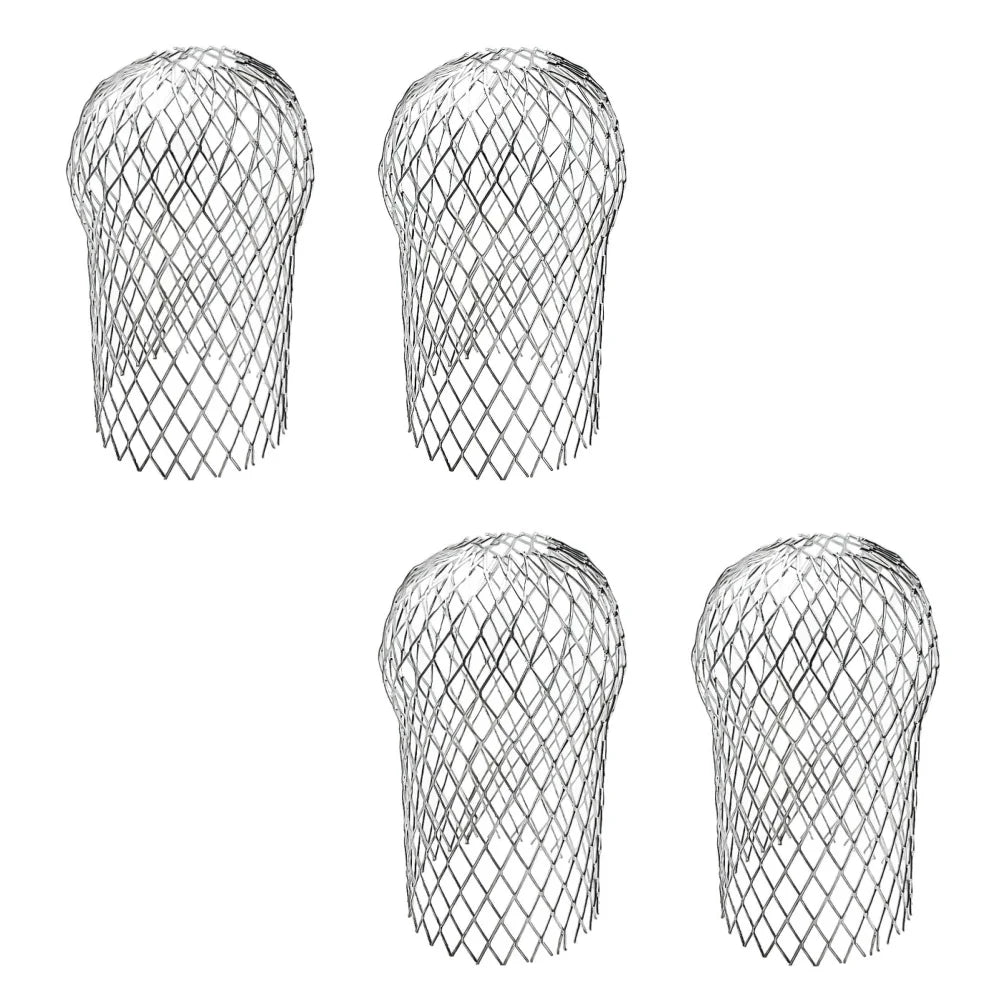 2/4/6Pcs Gutters Filte Mesh Aluminum Outdoor Leaf Debris Mud Gutter Guard Drain Net Cover Anti-blocking Gutter Cleaning Tools Qme 4Pcs