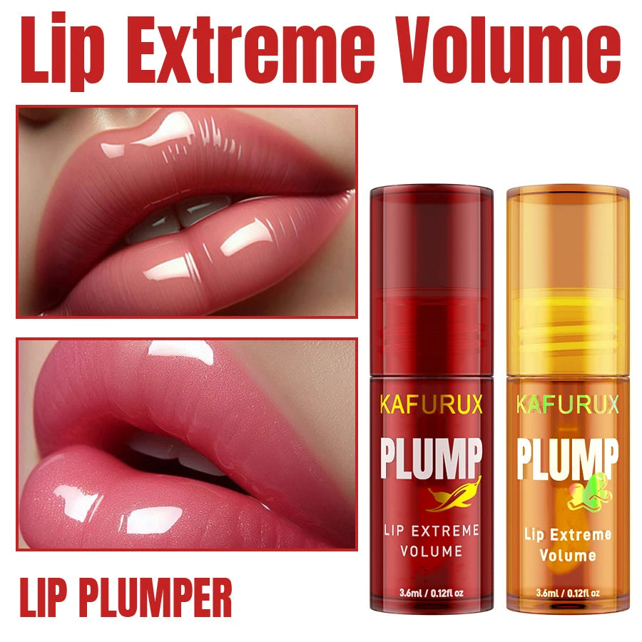 Lip Plump Long Lasting Oil Moisturizing Gloss Serum Instant Qme K7087 K7088