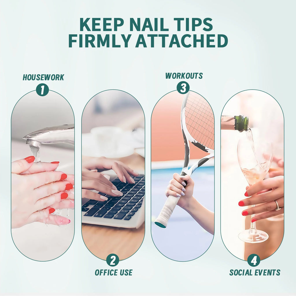 Nailpop Soft Nail Tips Gel Summer Flat-end Winter Pointed-tip Vitamin Qme