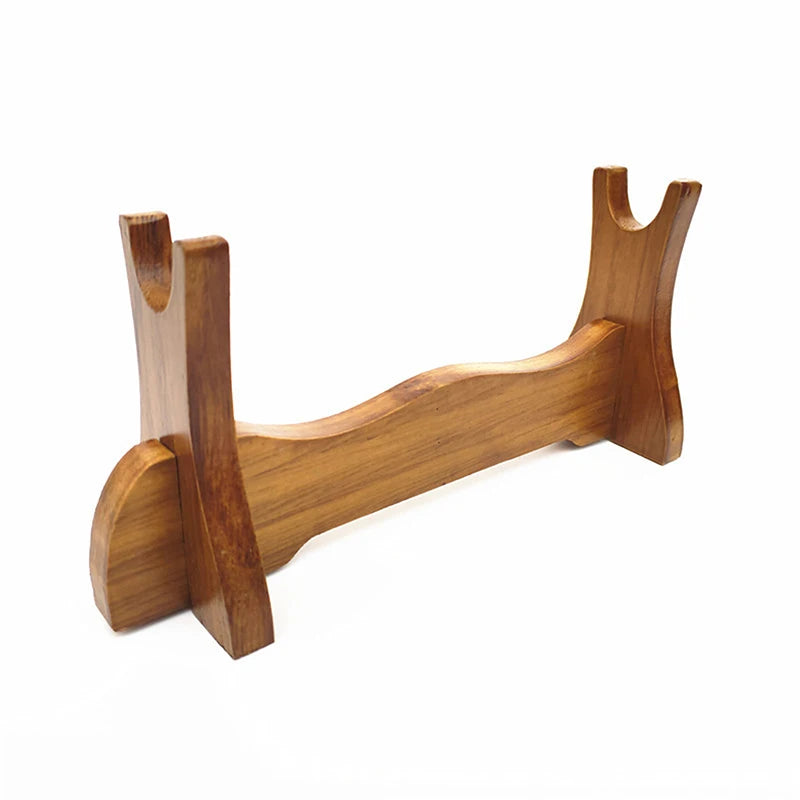 Knife Cosplay Sword Magic Wand Storage Rack Bracket Solid Wooden Qme