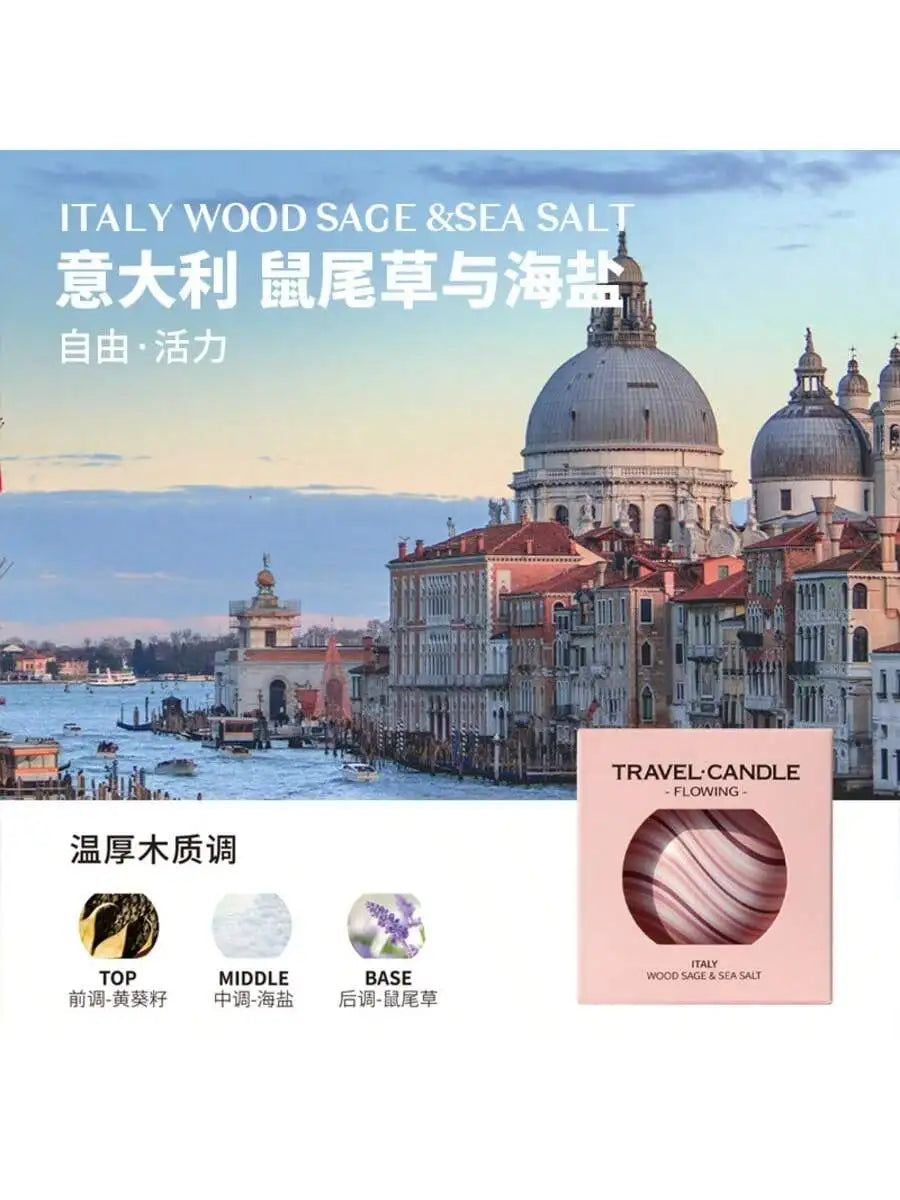 Globetrotting Aromatherapy Candle Wedding Bridesmaid Returning Guests Qme pink