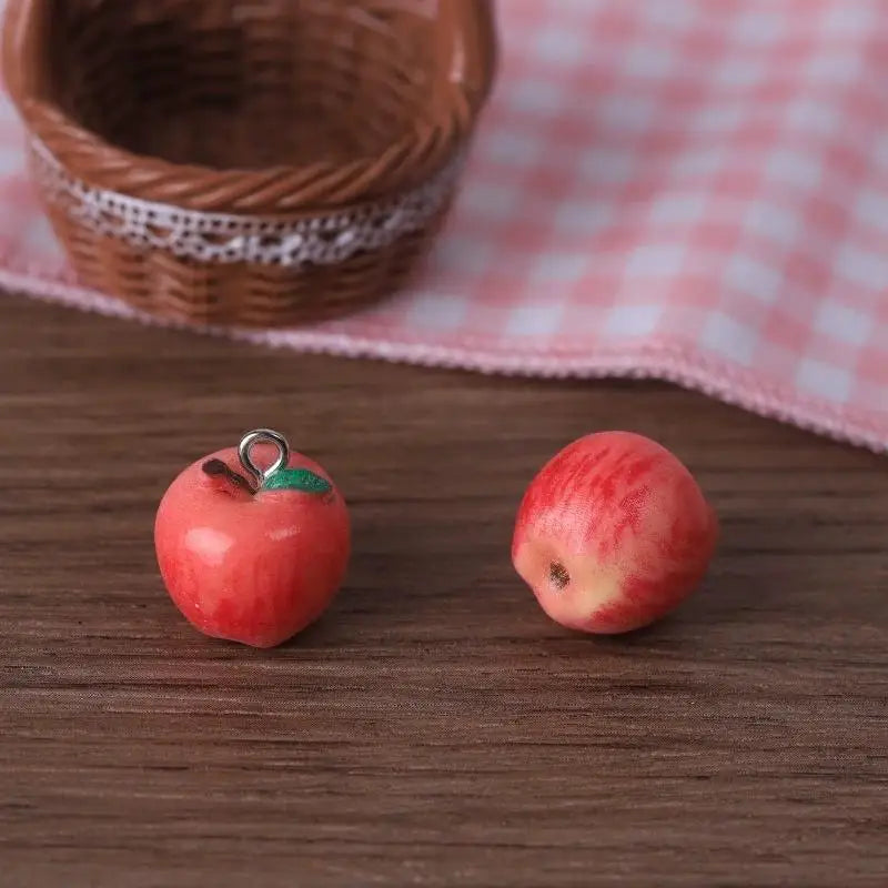Simulation 3D Resin Fruits Charms Safe Non-toxic Handmade DIY Jewelry Qme A2