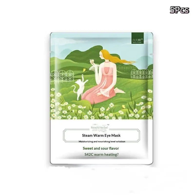 Disposable Steam Eye Mask Warm Massage Relieve Fatigue Anti Dark Qme A2