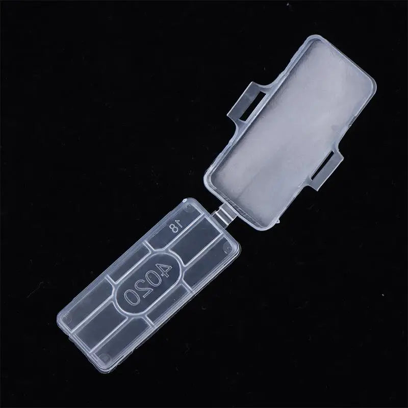 Reusable PP Cable Identification Tag Case - Clear Weatherproof Label Box for Outdoor & Indoor Use Qme