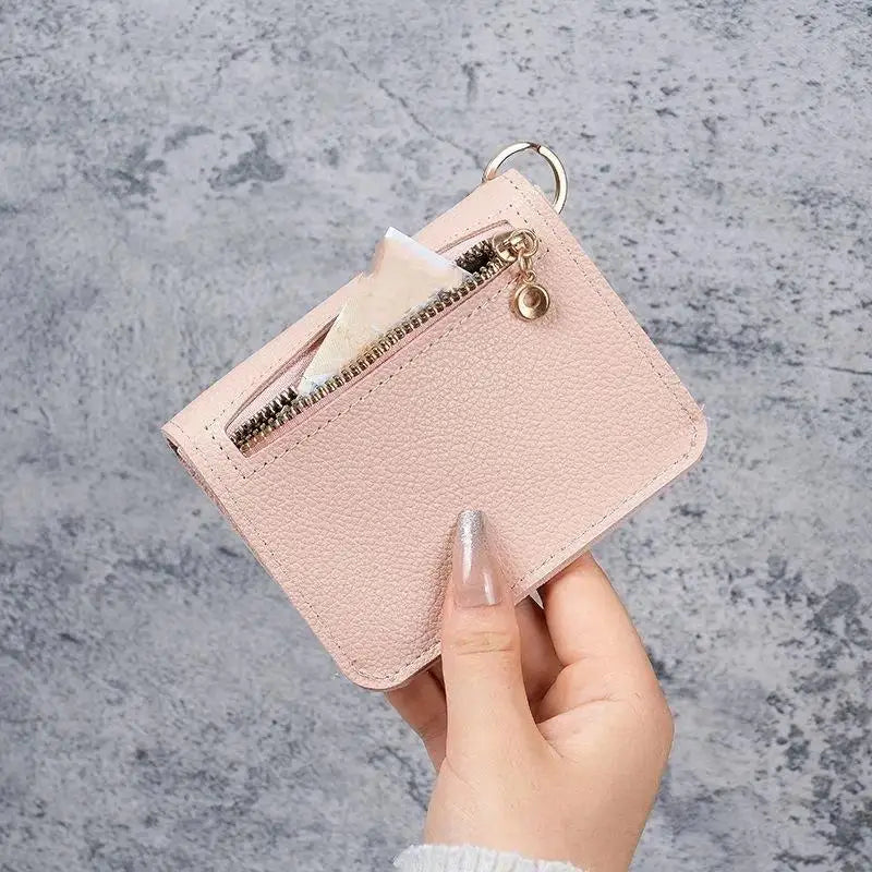 Korean Version Women's Coin Purse Short Fashion Multifunctional Qme
