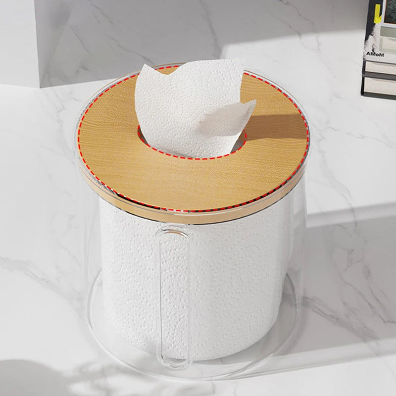 Napkin Box Remote Control Storage Roll Paper Boxestissue Creative Qme