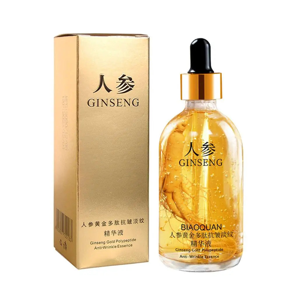 100mlGold Ginseng Face Essence Polypeptide Lightening Skin Qme 100ml