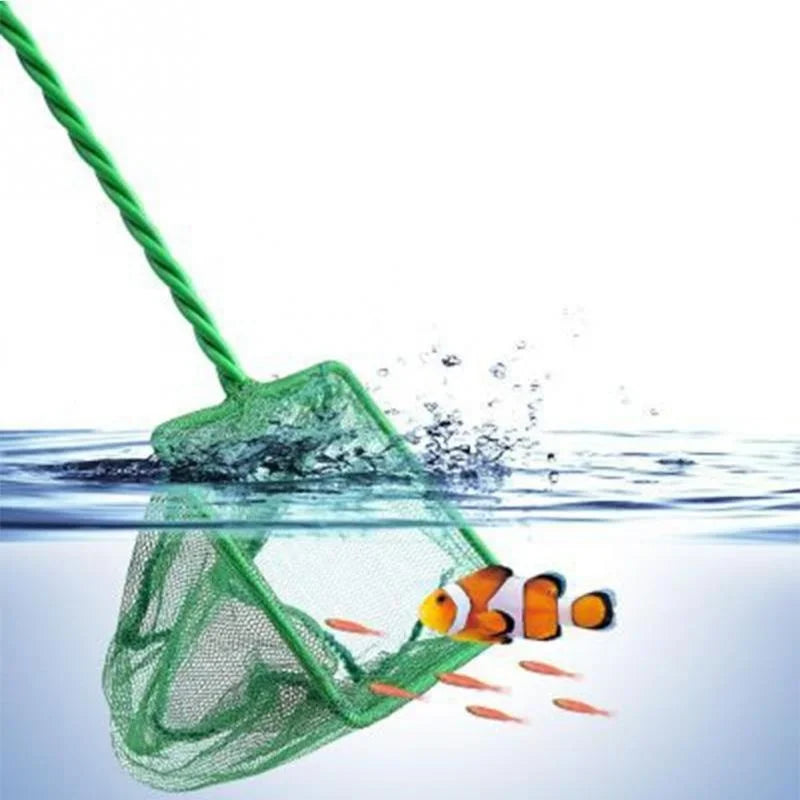 Long Handle Square Aquarium Fishing Net Landing Fish Floating Objects Qme