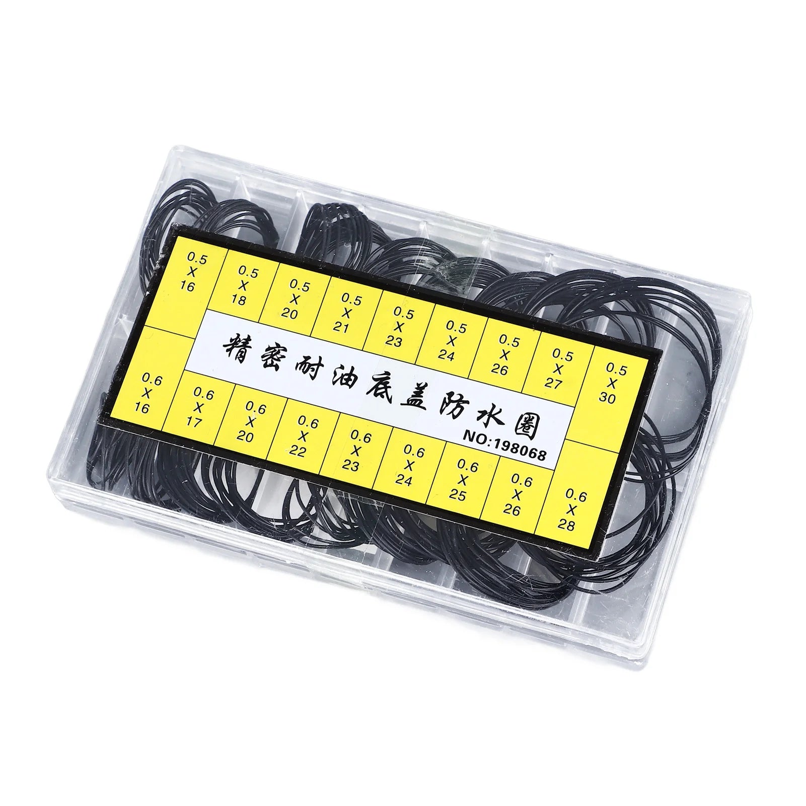 180 Pieces O Ring Watch Gasket Rubber Sealing Watch Back Cover Watch Repairing Tool 0.5mm 0.6mm O Ring Watch Gasket Qme