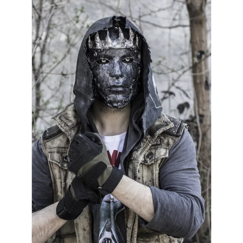 Horror Role Latex Mask Cosplay Terror Abyss King Full Face Venice Helmet Halloween Masquerade Party Costume Ghost House Trick Qme