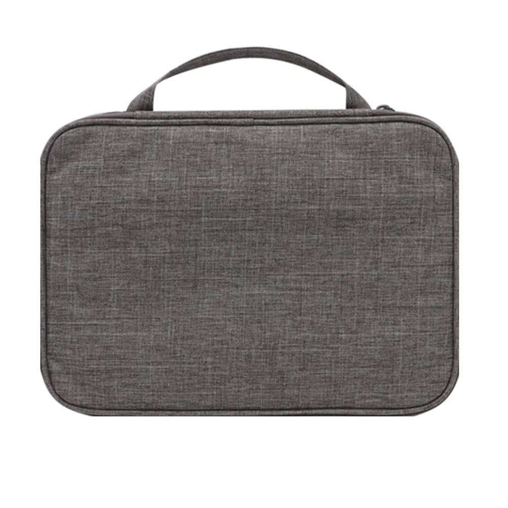 Portable Watchband Travel Pouch Box for Watch Band Multifunction Watch Strap Organizer Band Storage Pouch Qme Grey