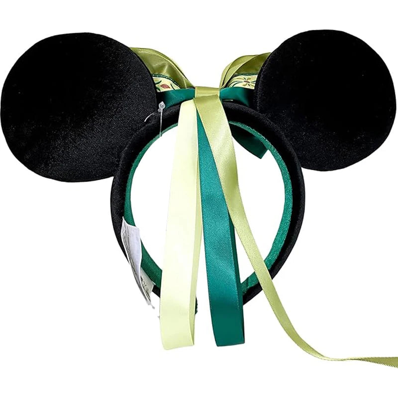 Mickey Mouse Princess Anna Headband Rapunzel Minnie Ears Plush Headwear Children Toys Festival Party Decoration Hair Accessories Qme