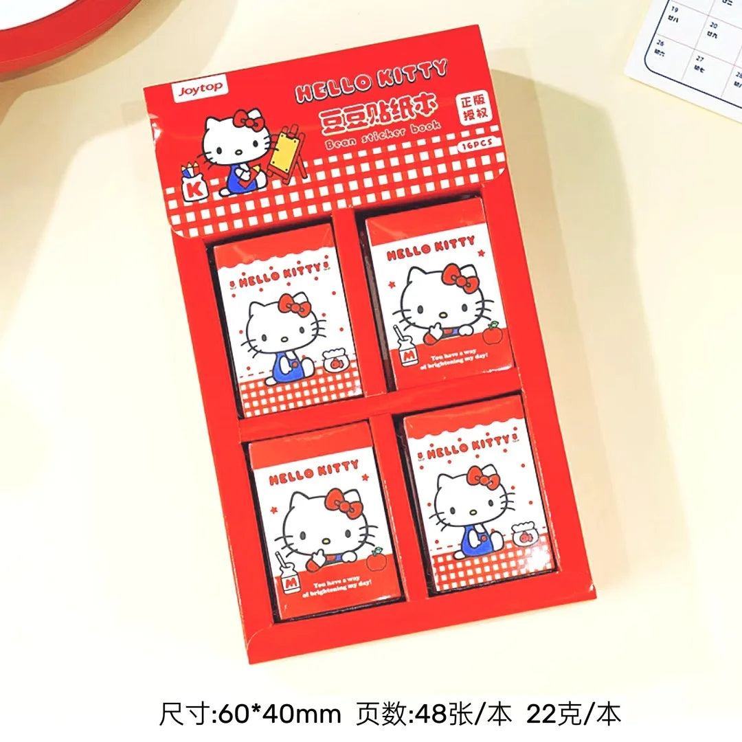 Hello Kitty Kuromi Sticker Book Portable Pocket Planner Stickers Mini Qme 3 Random Single B