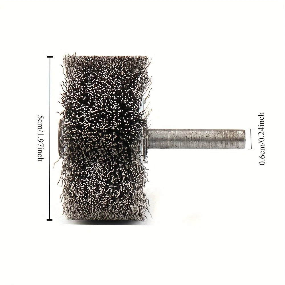 High quality wire wheel brush, suitable for mold polishing machines and rotating tools - durable, surface finishing Qme