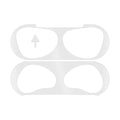 Metal Dust Sticker Protective Case Packaging Compatible Airpods 2 1 Qme White AirPods 1 2