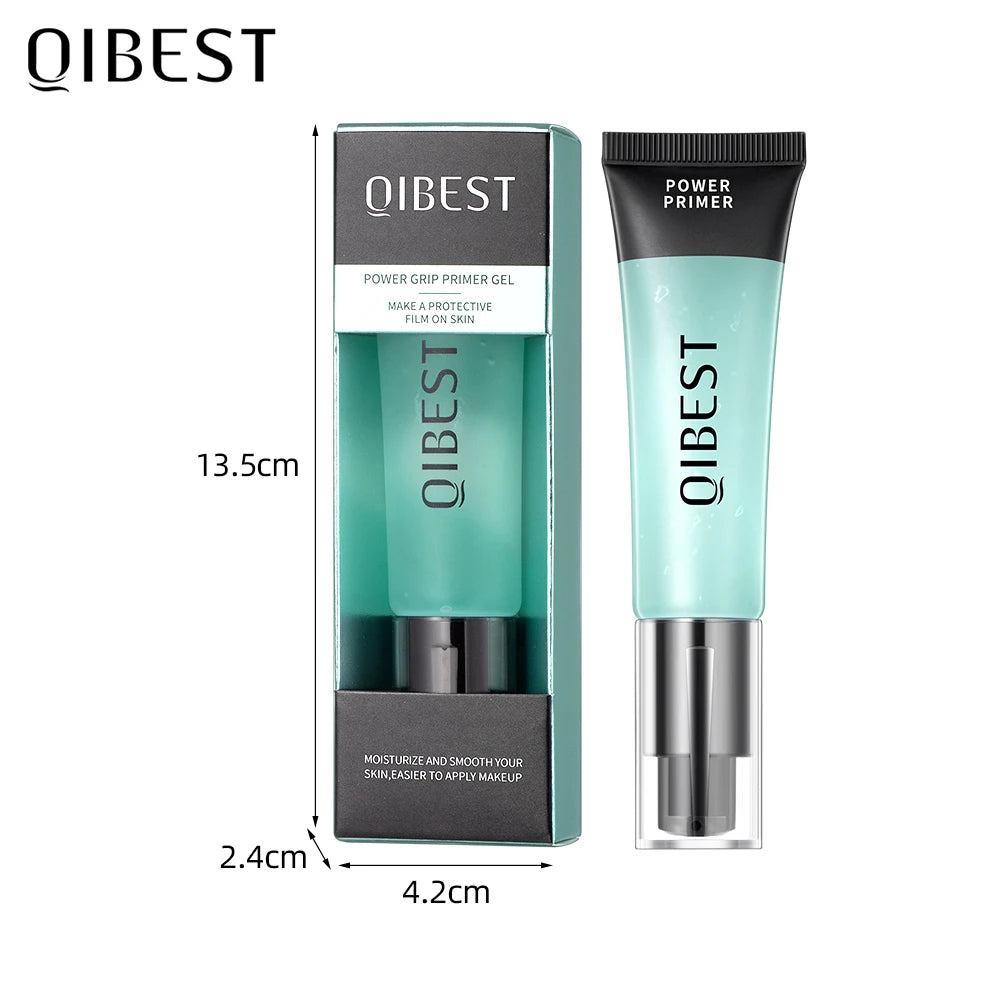 QIBEST 32ml Power Grip Primer Gel Based Hydrating Face Primer For Smoothing Skin Gripping Makeup Invisible Pore Colorless Primes Qme