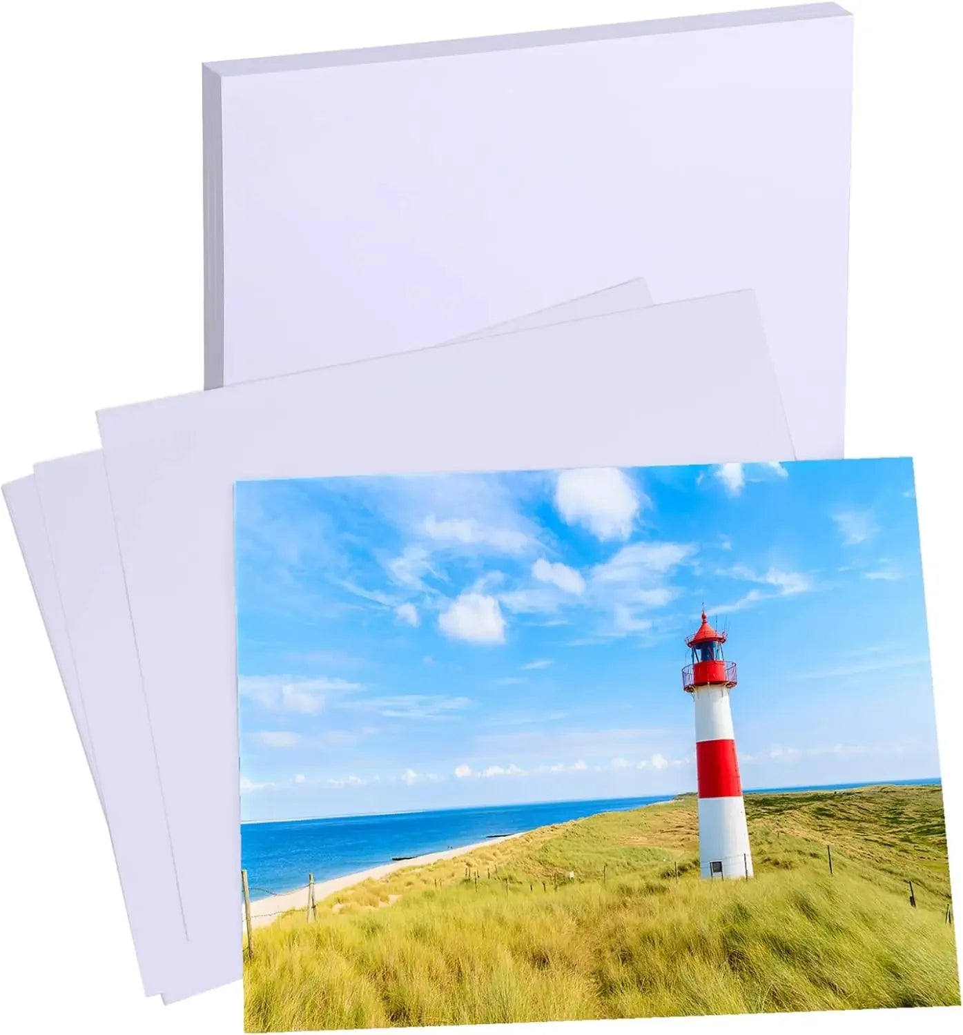 3.5"x5", 4"x6", 5"x7", 6"x8",8"x10" Glossy Paper Photo for Dye Ink Printer, 230gsm Inkjet Printing Photo Paper for Life Record Qme