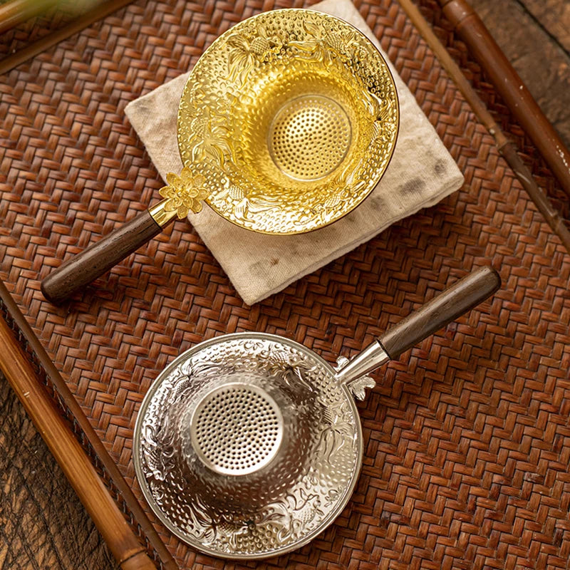 Mesh Tea Strainer Stainless Steel Filter Sieve Teaware Drain Useful Qme