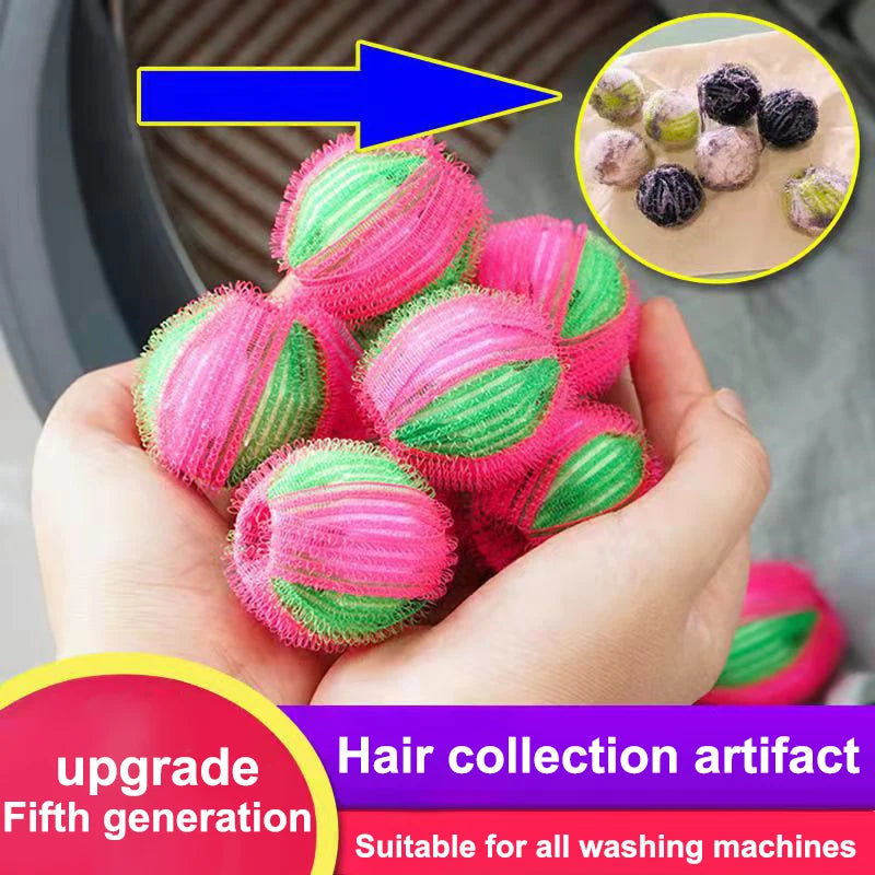 2/4pcs Pet Hair Remover Hair Catcher Reusable Clothes Filter Washing Machine Balls Clean Laundry Ball Washing Machine Accessory Qme