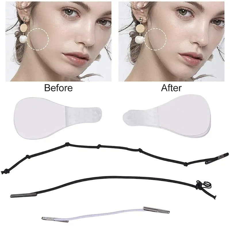 Instant Invisible Face Stickers Neck Eye Double Chin Lift V Shape Qme
