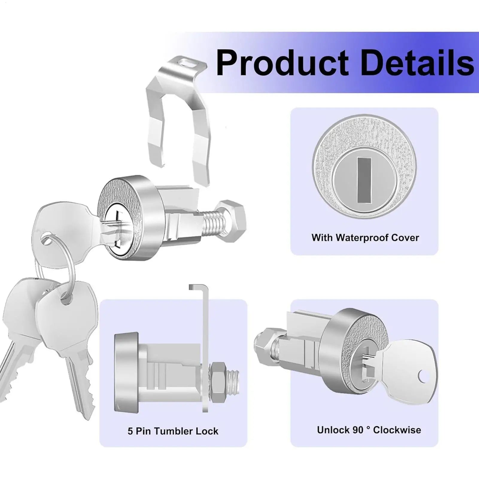 Toolbox Locks Keys Zinc Alloy Mailbox Key Lock Replacement Home Daily Qme China Mainland
