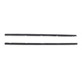 1Pair of Vehicle Door Window Weatherstrip 72410‑SR3‑003 Rainwater Resistant Window Seal Belt Molding Trim for Honda Civic Qme 2pcs