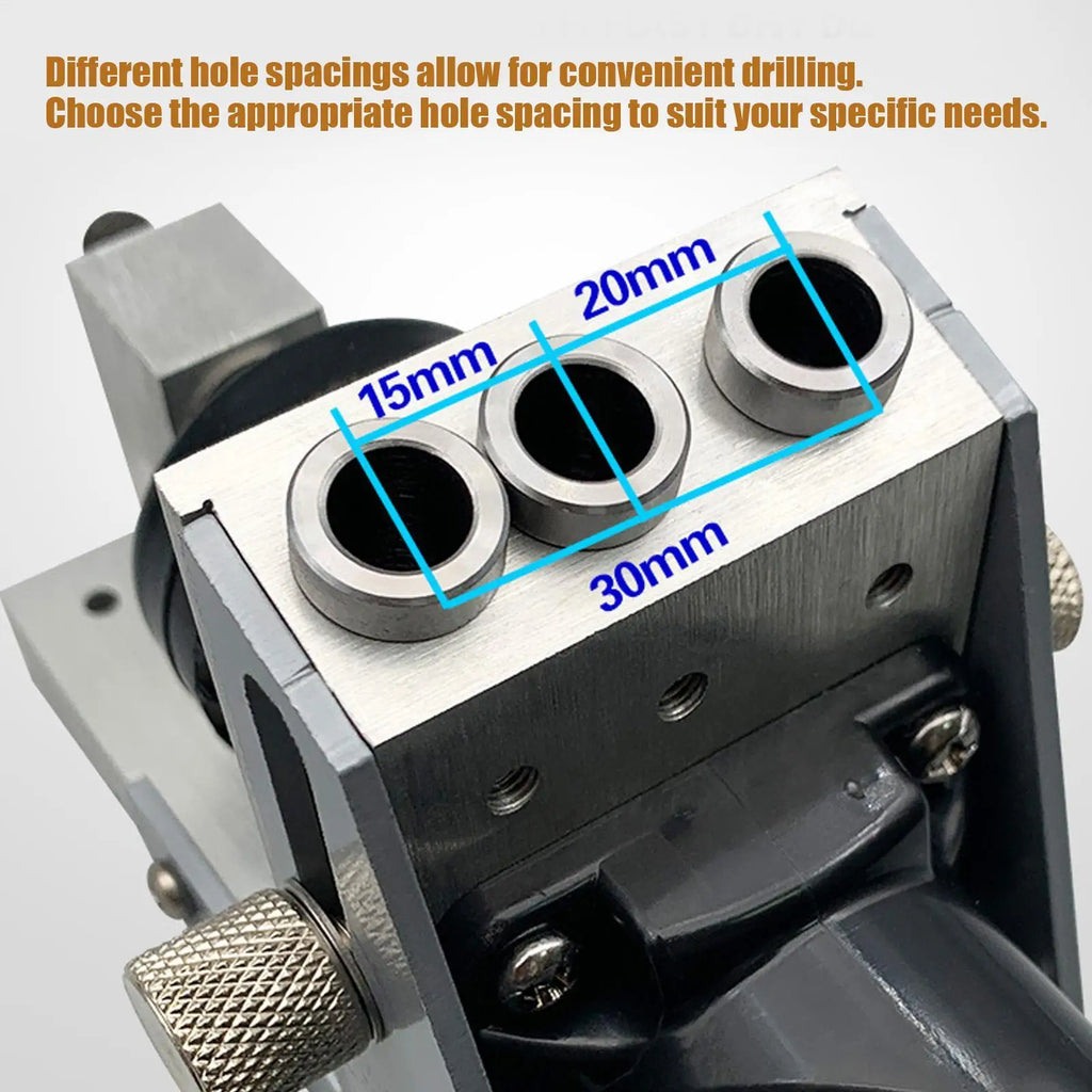 Drilling Guide Adjustable Hole Locator Precision Portable Punch Locator For Home Improvement Kitchen Cabinet Furniture Qme