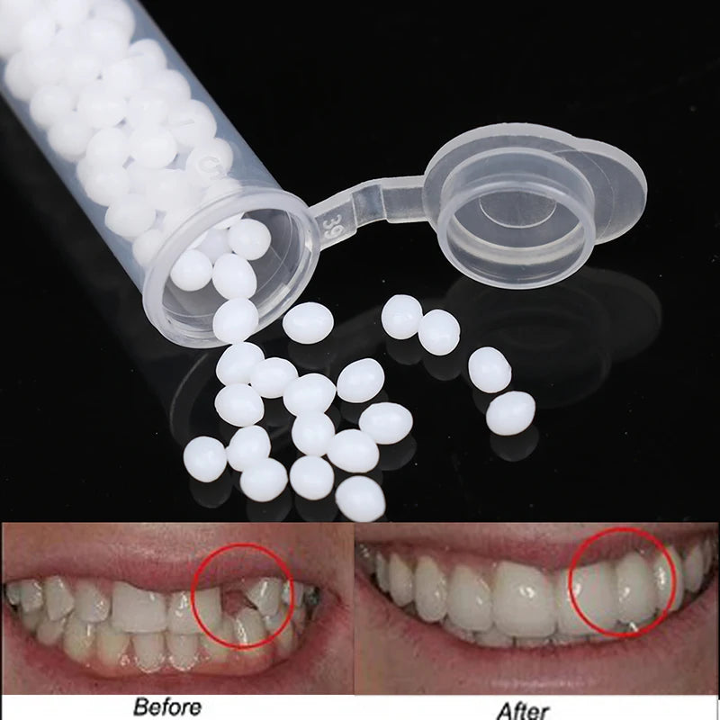 Teeth Gaps False Solid Glue Temporary Fake Tooth Fangs Dentures Props Qme