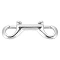 Diving Clip Diving Hook Silver Stainless Steel Double Ended Clip Hook Bolt Snap Diving Buckle Double Ended Snap Qme 115mm