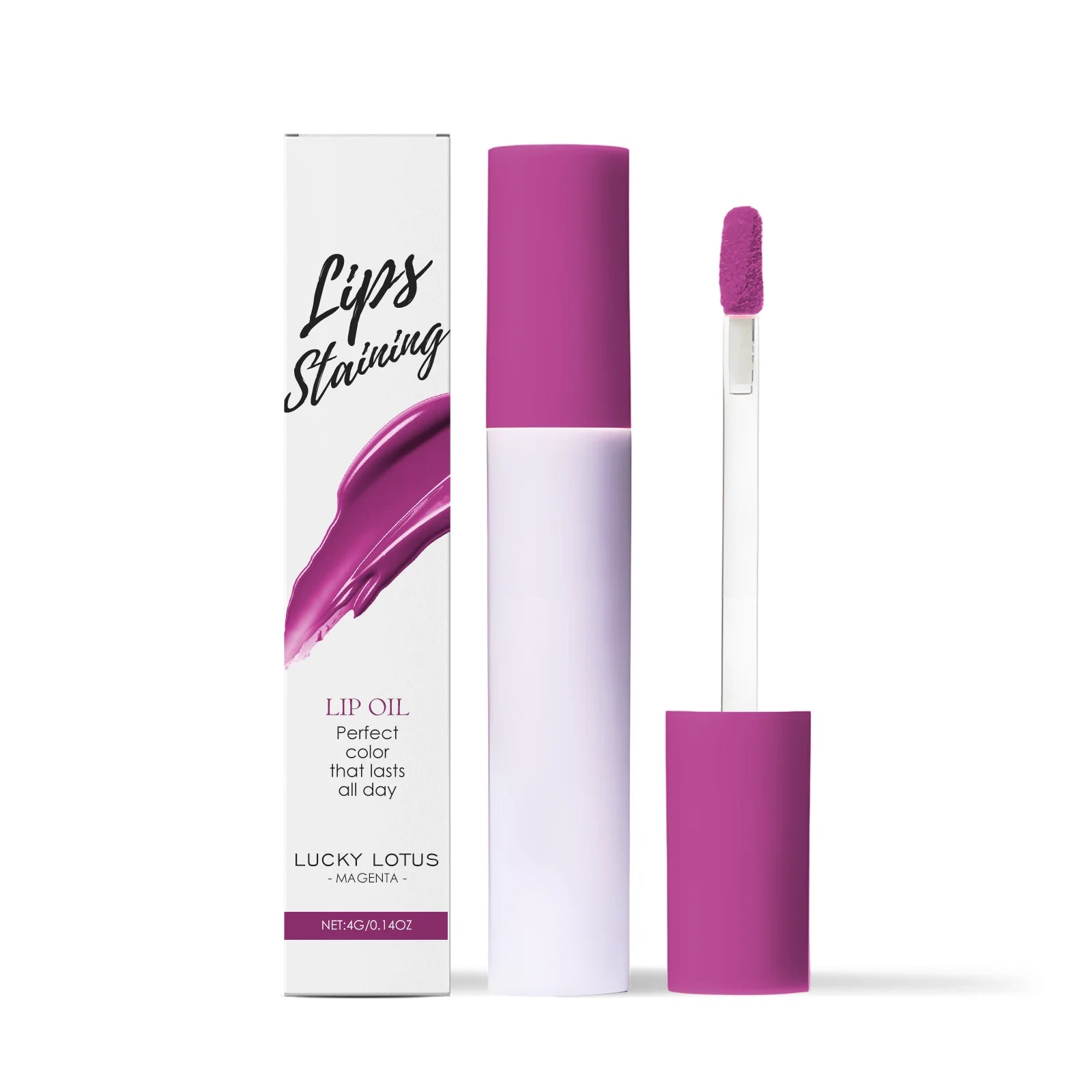 Lips Staining Mirror Lip Oil Gloss Long-Lasting Moisturizing Waterproof Non-stick Cup Makeup Lip Cosmetics Sexy Lips Plumper Qme LUCKY LOTUS