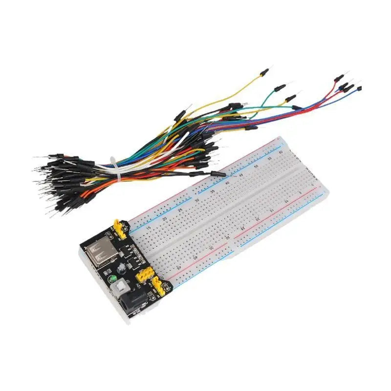 MB-102 Breadboard Jumper Wires Power Module DC Adapter DIY Electronic Qme A5