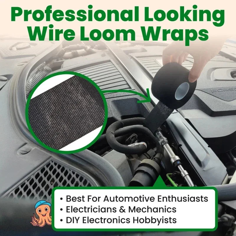 Electric Insulating Tape Automotive Cloth Tape Sound Absorbing Tape Heat Resistance MaskingTape Waterproof SealingTape Qme