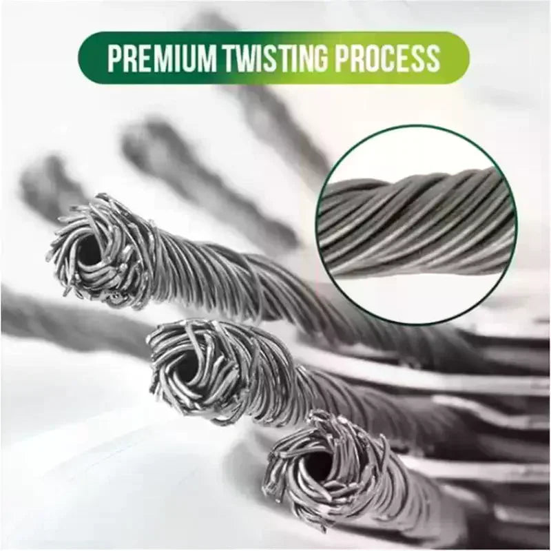1/2pcs 6 Inch Steel Wire Wheel Head Grass Trimmer Head Universal Weed Brush Fit Straight Shaft Brushcutter Removal Moss Rust Qme