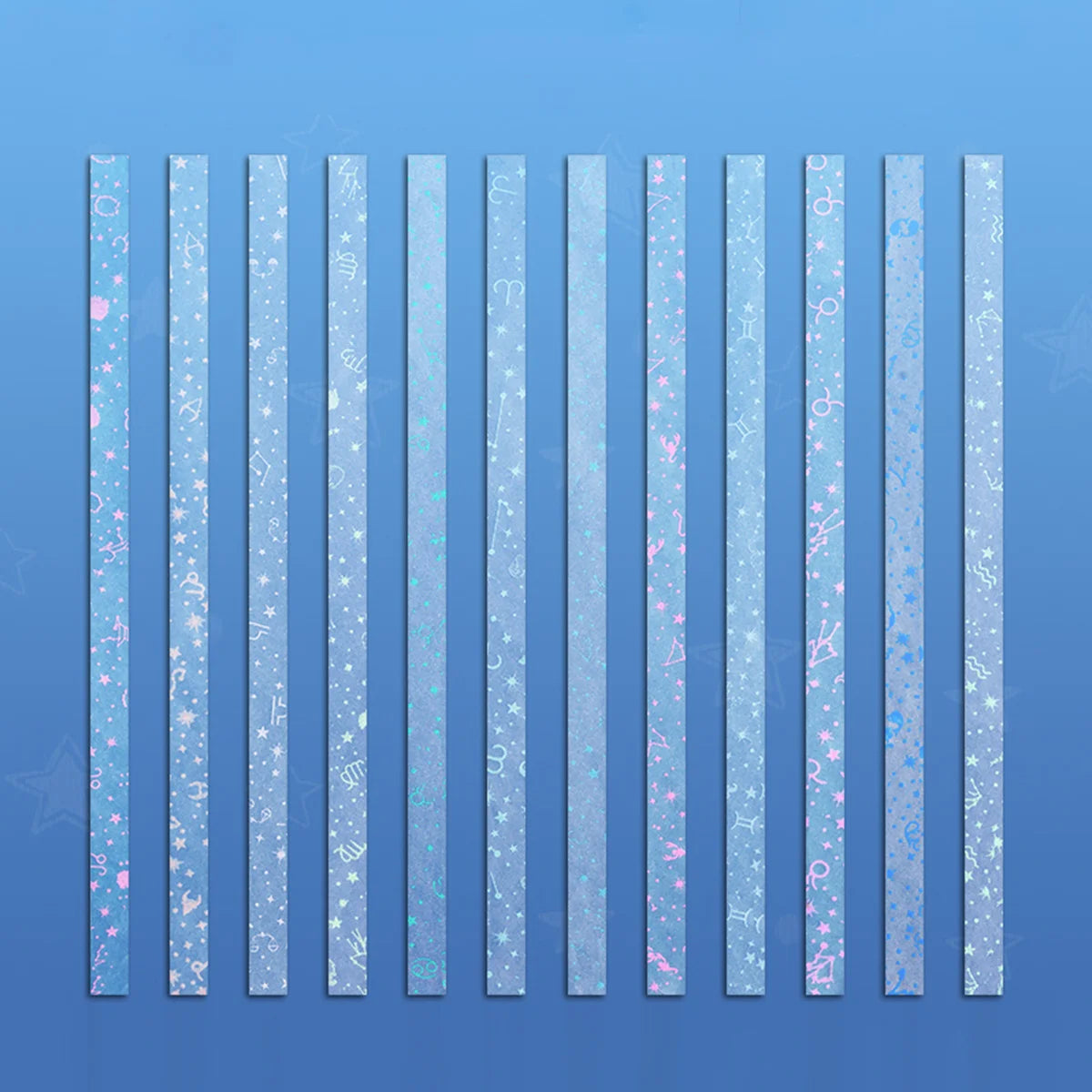 Luminous Star Origami Paper Strips, Glow in The Dark Lucky Star Folding Paper, DIY Craft Decoration Qme