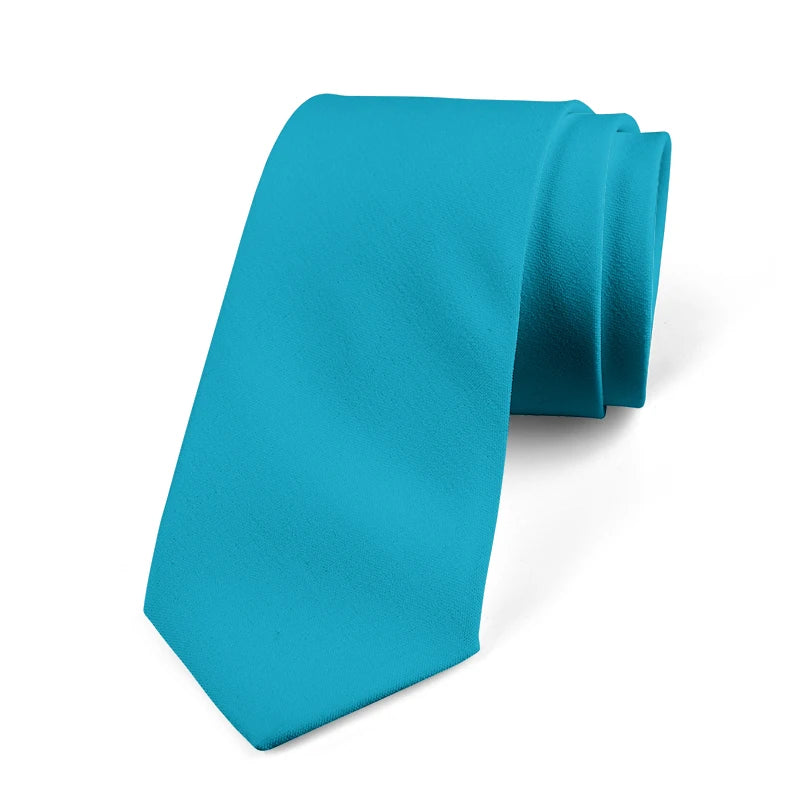Personalized LOGO Custom Printed Tie Unisex Polyester Fashion Party Qme style2