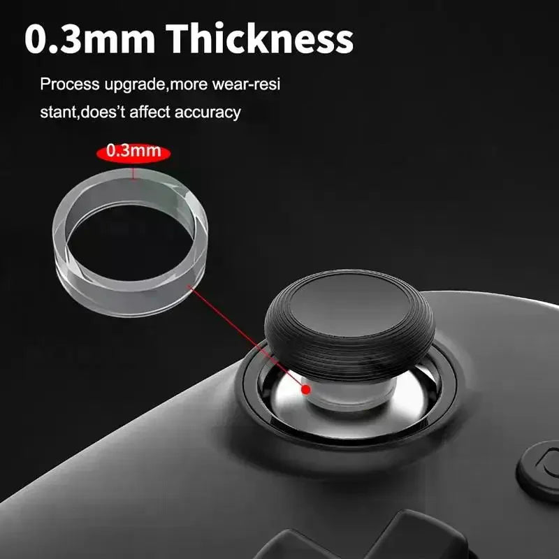 Joystick Protectors Elastic Invisible Anti-scratch Rubber Rings Easy Qme