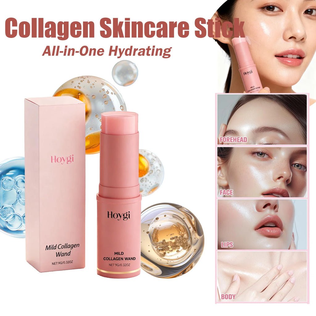 Collagen Skincare Stick Firming Anti-Aging PDRN Collagen Wrinkle Stick Tighten All-in-One Hydrating Lip Balm Eye Cream Neck Crea Qme