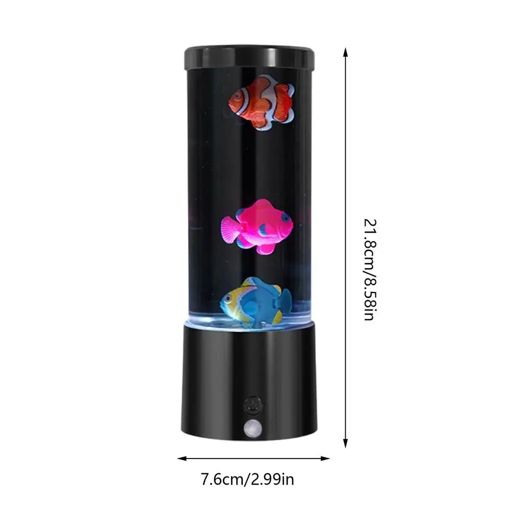 Night Lights Kids Remote LED Ambient Lighting Cute Light Bedside Qme Simulated fish lamp China Mainland