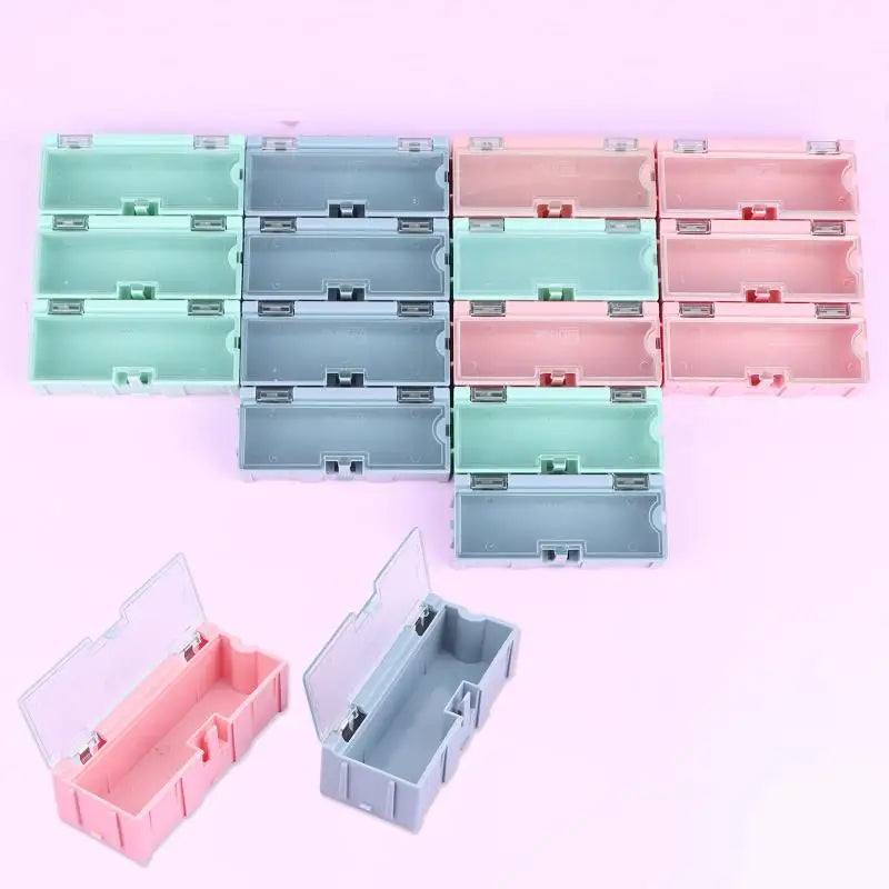 SMD SMT Electronic Box Components Small Screws Nuts Washers Container Qme