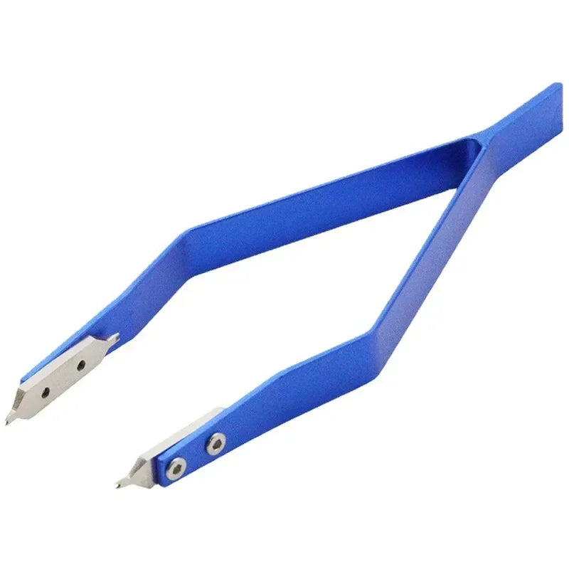 Rofessional Spring Bar Remove tool Stainless Steel 7825 V Type Rlx Watch Spring Bar Tweezers for Watchmaker Repair Watch Qme Blue