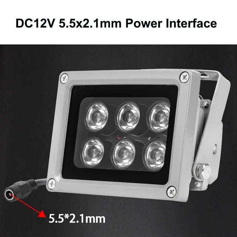 1PCS Surveillance Fill Light Laser Long Distance Night Vision Camera Auxiliary Lamp Security Infrared Light Qme