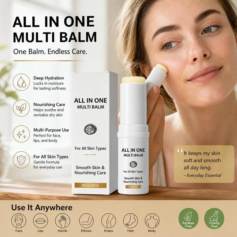 9g Black Truffle All-in-one Multi Serum Stick Moisturizing Glowy Finish Solid Skin Cream Relieve Dry Skin Enhance Elasticity Qme
