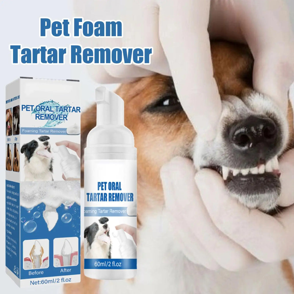 Tartar Remover For Dogs | Natural Dental Care Solution Foam | Control Tarter and Plaques, Clean Teeth Without Brushing Qme Default Title