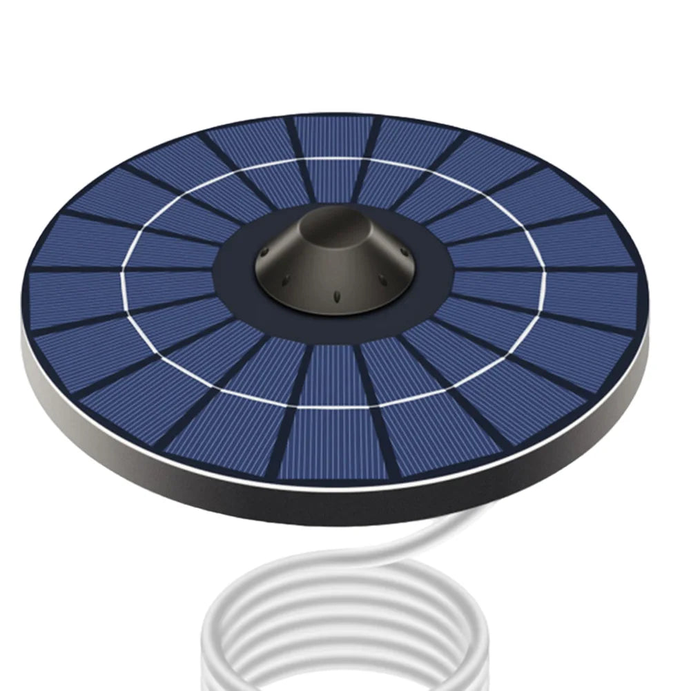 Solar Floating Pond Aerator Pond Oxygen Pump with Air Hose and Bubble Stone Bubble Oxygenator Auto Off for Birdbath Qme