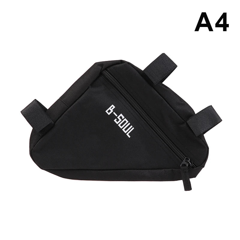 Bike Triangle Tool Bag Upper Pipe Crossbeam Bicycle Front Frame Qme A4